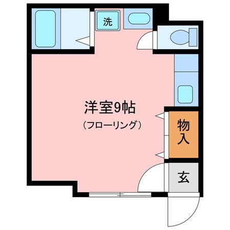 宮町駅 徒歩7分 3階の物件間取画像